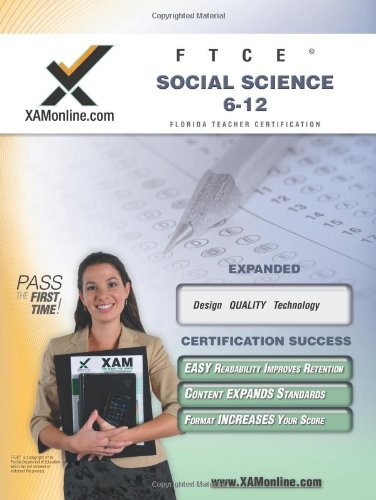 Cover for Sharon Wynne · Ftce Social Science 6-12 Teacher Certification Test Prep Study Guide (Xam Ftce) (Paperback Book) [Stg edition] (2009)