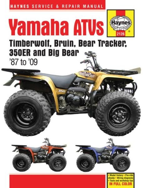Cover for Haynes Publishing · Yamaha ATVs (87 - 09) Haynes Repair Manual: 1987 to 2009 (Pocketbok) (2014)