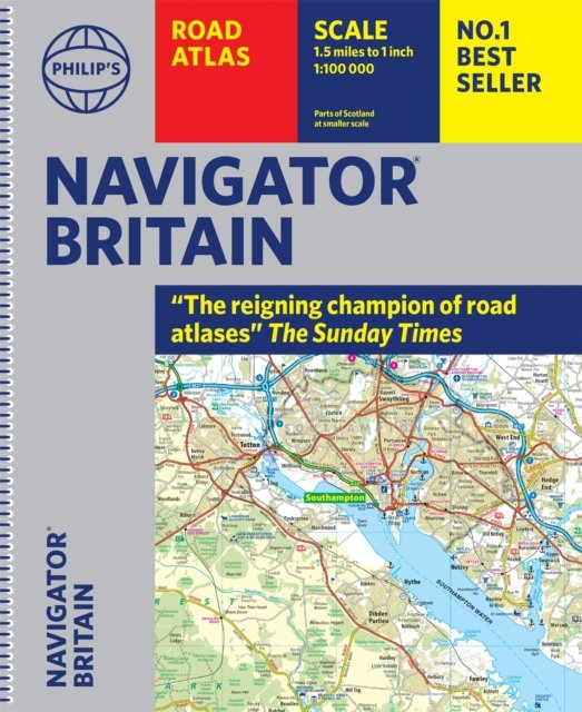 Philip's Navigator Britain: Spiral - Philip's Road Atlases - Philip's Maps - Książki - Octopus Publishing Group - 9781849076135 - 6 października 2022