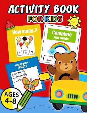 Activity Book for Kids Ages 4-8 - Kodomo Publishing - Książki - Createspace Independent Publishing Platf - 9781986625135 - 18 marca 2018