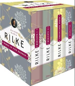 Cover for Rainer Maria Rilke · Rainer Maria Rilke, Werke in vier Bänden (Gedichte I - Gedichte II - Erzählende Prosa - Schriften) (4 Bände im Schuber) (Gebundenes Buch) (2022)