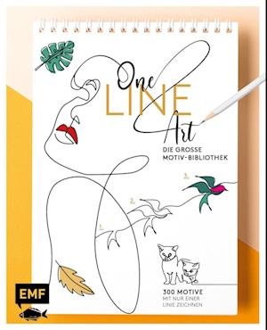 Cover for Edition Michael Fischer · One Line Art - Die große Motiv-Bibliothek (Pocketbok) (2022)
