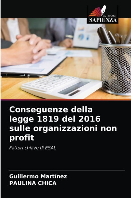 Cover for Guillermo Martinez · Conseguenze della legge 1819 del 2016 sulle organizzazioni non profit (Paperback Book) (2021)