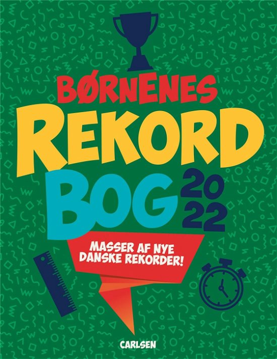 Børnenes rekordbog 2022 - Mikael Brøgger - Bøker - CARLSEN - 9788711992135 - 1. oktober 2021