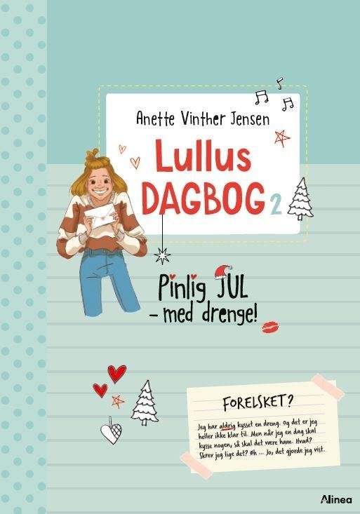 Cover for Anette Vinther Jensen · Læseklub: Lullus dagbog 2 - Pinlig jul - med drenge!, Rød læseklub (Innbunden bok) [1. utgave] (2022)