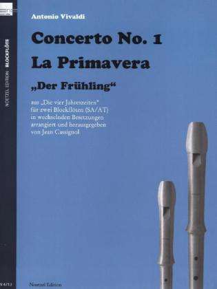 Cover for Vivaldi · Frühling,2 Blockflöten.N4713 (Book)