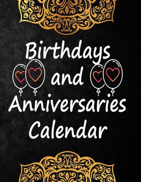 Cover for Paper · Birthdays and Anniversaries Calendar (Paperback Book) (2020)