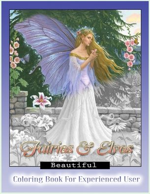 Cover for Tye Kay · Beautiful Fairies and Elves Coloring Book (Pocketbok) (2020)