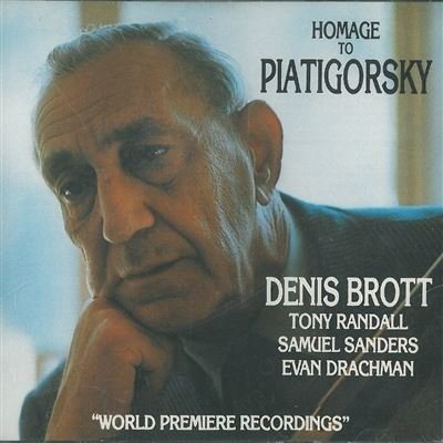 Cover for Gregor Piatigorsky  · Variazioni Su Tema Di Paganini (A) (CD)