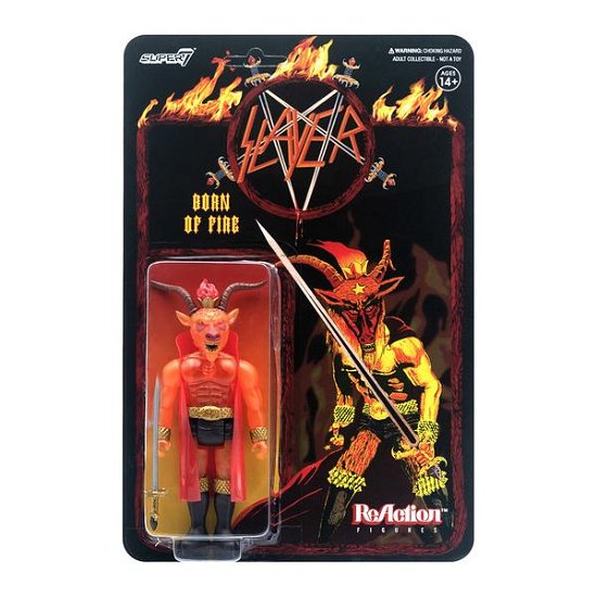 Slayer Minotaur Reaction Figure - Born Of Fire - Slayer - Fanituote - SUPER 7 - 0840049810136 - torstai 28. tammikuuta 2021