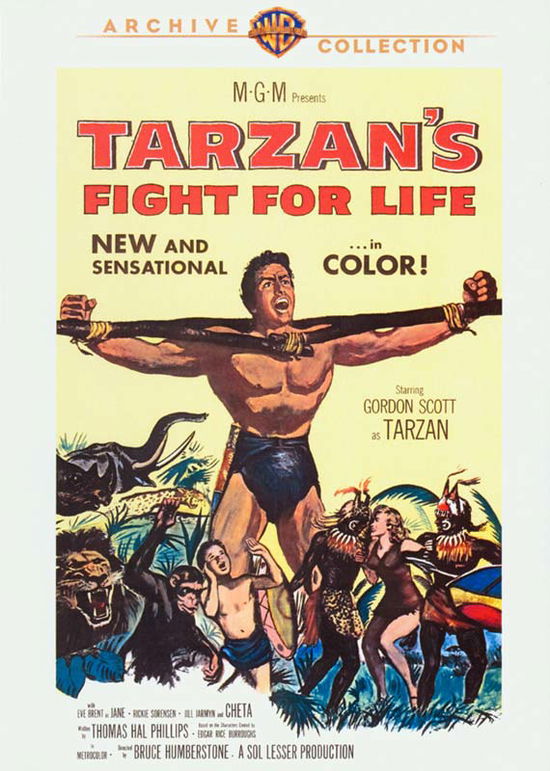 Cover for Tarzans Fight for Life (DVD) (2009)