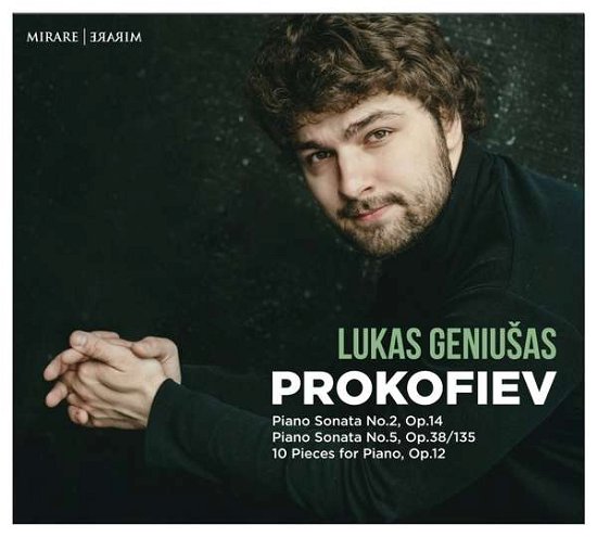 Cover for Lukas Geniusas · Sergey Prokofiev - Piano Sonata No.2. Op.14 &amp; No.5. Op.38/135 - 10 Pieces For Piano. Op.12 (CD) (2018)
