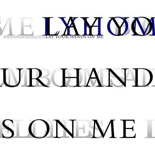 Lay Your Hands on Me - Boom Boom Satellites - Musik - SONY MUSIC LABELS INC. - 4988009129136 - 22. juni 2016