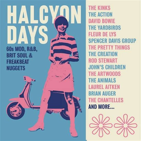 Cover for Halcyon Days: 60s Mod R&amp;b Brit Soul &amp; Freakbeat · Halcyon Days - 60s Mod. R&amp;B. Brit Soul &amp; Freakbeat Nuggets (Clamshell) (CD) (2020)