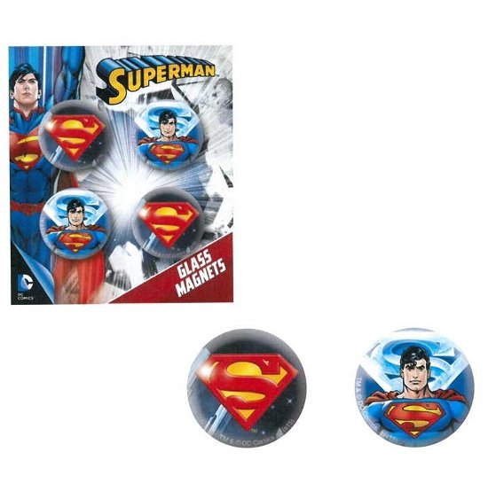 Cover for Dc Comics: Superman · Dc Comics: Superman - 4 Magneti In Vetro (MERCH)