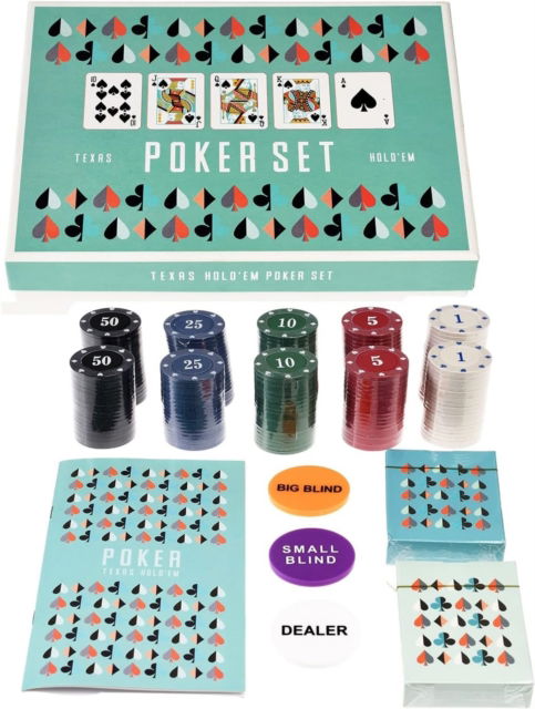 Texas hold'em poker set -  - Books - REX LONDON - 5027455439136 - June 23, 2023