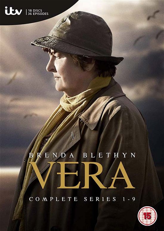 Cover for Vera: Series 1 - 9 · Vera Series 1-9 (DVD) (2019)
