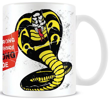 Cobra Kai (Strong) 11oz/315ml White Mug - Mugs - Merchandise - PYRAMID INTERNATIONAL - 5050574264136 - October 26, 2023