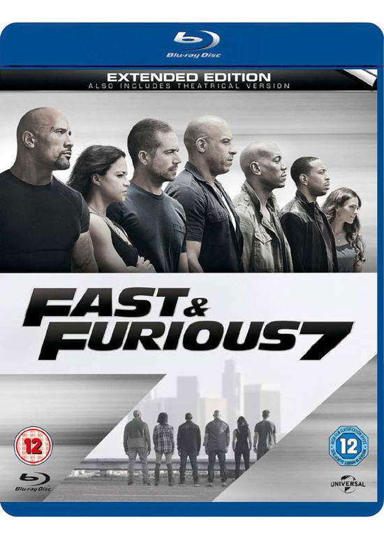 Fast and Furious 7 - Furious 7 Extended Edition - Fast And Furious 7 Region B  A - Filme - Universal Pictures - 5053083035136 - 7. September 2015