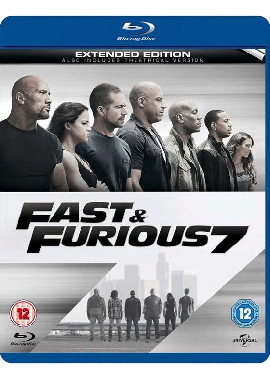 Cover for Fast And Furious 7 Region B  A · Fast and Furious 7 - Furious 7 Extended Edition (Blu-ray) (2015)