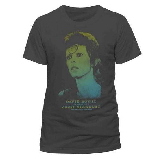 Cover for David Bowie · T-shirt (Unisex-s) Ziggy Stardust Large Photo (Colour) (MERCH)