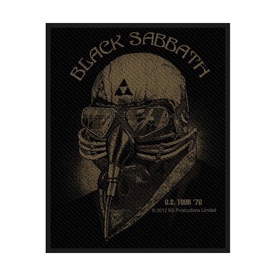 Cover for Black Sabbath · Black Sabbath Standard Patch: US Tour 1978 (Retail Pack) (Patch) [Black edition] (2019)