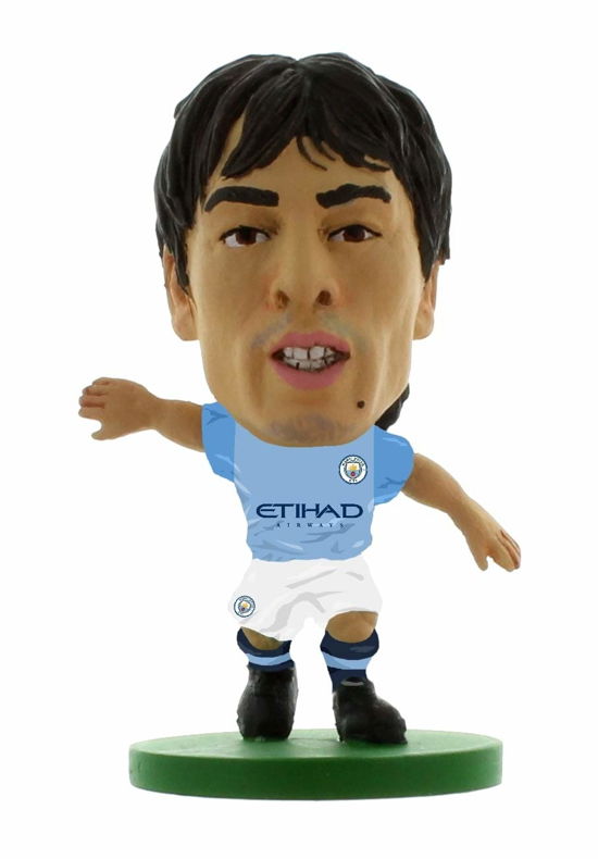 Soccerstarz  Man City David Silva  Home Kit 2019 version Figures - Soccerstarz  Man City David Silva  Home Kit 2019 version Figures - Merchandise - Creative Distribution - 5056122504136 - 