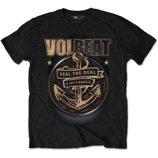 Cover for Volbeat · Volbeat Unisex Tee: Anchor (T-shirt) [size S] [Black - Unisex edition]