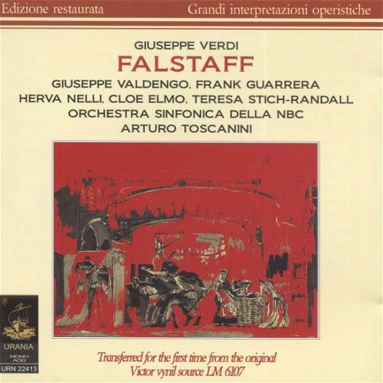 Cover for Verdi / Valdengo / Guarrerra / Nbcso / Toscanni · Flastaff (CD) (2010)