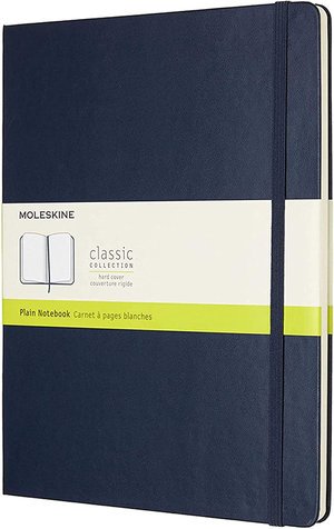 Cover for Moleskin · Moleskine Sapphire Blue Extra Large Plain Notebook Hard (Pocketbok)