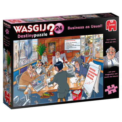 Cover for Wasgij Destiny 24 · Business as usual! (1000 stukjes) (Brinquedos)