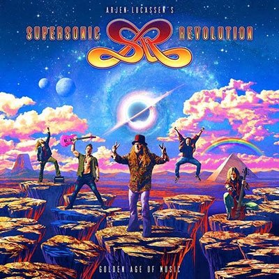 Cover for Arjen -Supersonic Revolution- Lucassen · Golden Age Of Music (CD) (2023)