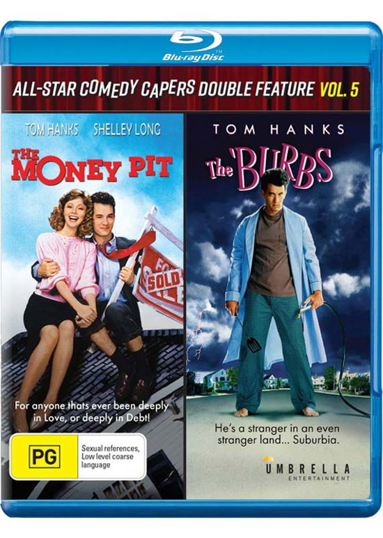 Money Pit + the 'burbs (All-star Comedy Capers Double Feature Vol 5) (Blu) - Blu - Elokuva - COMEDY - 9344256025136 - perjantai 13. toukokuuta 2022