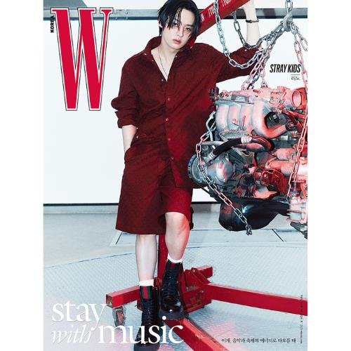 Cover for STRAY KIDS · W Korea June 2024 (Magazine) [Lee Know edition] [E Version] (2024)