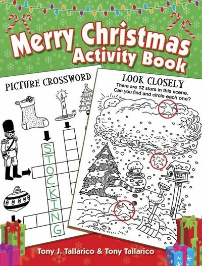 Cover for Tony Tallarico · Merry Christmas Activity Book (Paperback Bog) (2017)