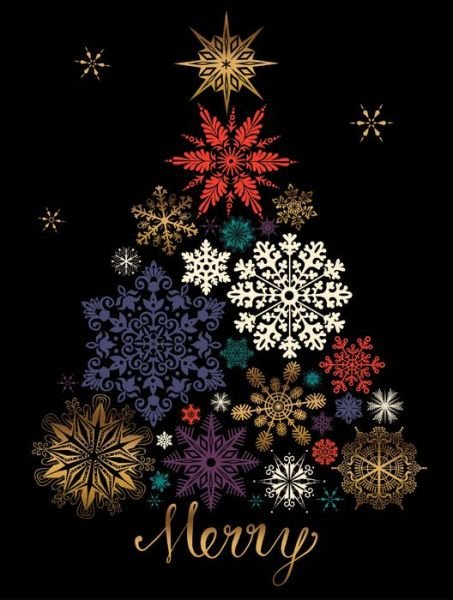 Festive Snow Tree Large Embellished Holiday Notecards - Jo Witek - Boeken - Galison - 9780735344136 - 15 september 2015