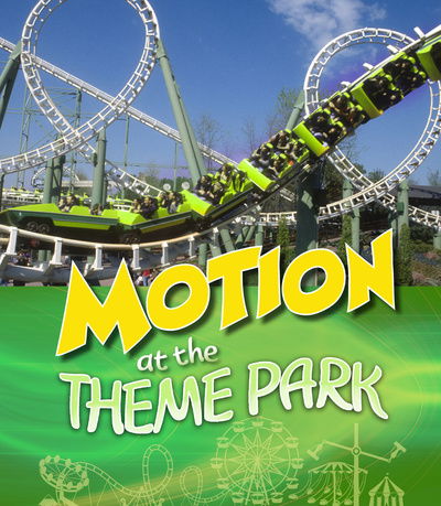 Cover for Tammy Enz · Motion at the Theme Park - Theme Park Science (Hardcover Book) (2020)