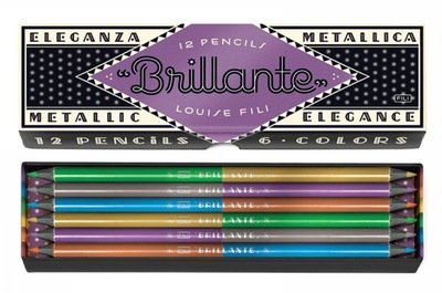 Brillante Pencils - Louise Fili - Merchandise - Princeton Architectural Press - 9781616895136 - October 24, 2016