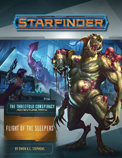 Cover for Owen K. C. Stephens · Starfinder Adventure Path: Flight of the Sleepers (The Threefold Conspiracy 2 of 6) (Paperback Bog) (2020)
