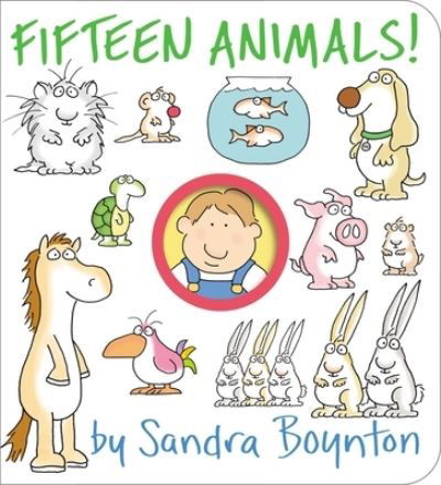 Cover for Sandra Boynton · Fifteen Animals! - Boynton on Board (Board book) (2023)