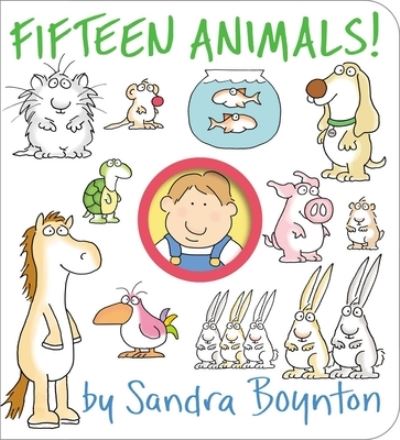 Cover for Sandra Boynton · Fifteen Animals! - Boynton on Board (Kartonbuch) (2023)