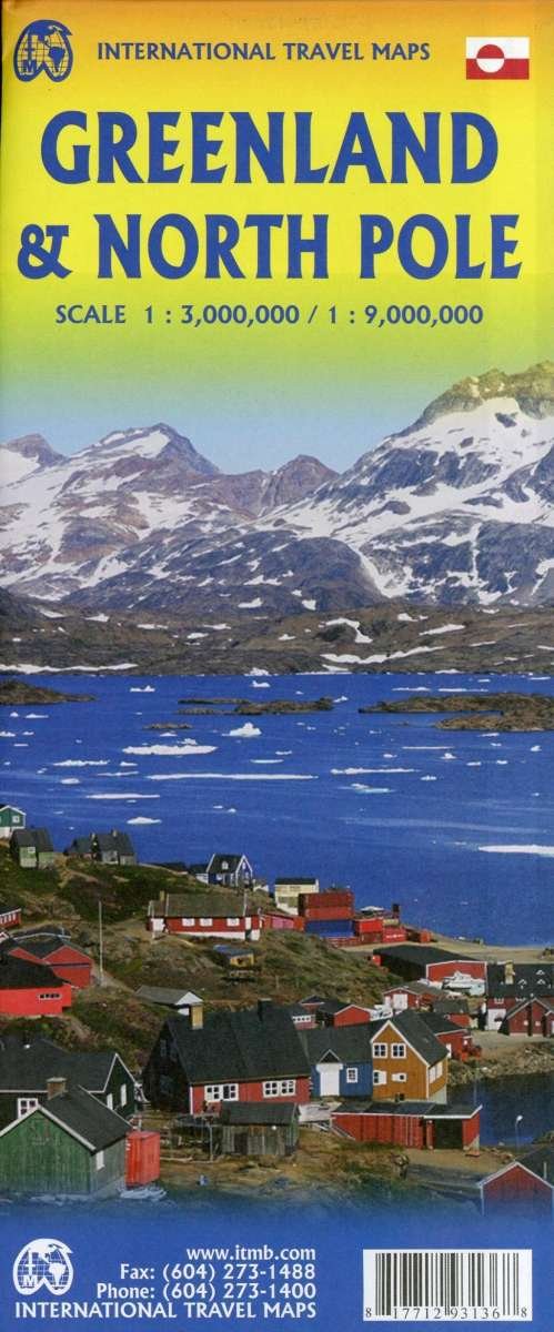 Cover for ITM Publications · International Travel Maps: Greenland &amp; North Pole (Innbunden bok) (2018)