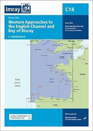 C18 Western Approaches to the English Channel & Bay of Biscay: Passage Chart - C CHARTS - Imray - Books - Imray, Laurie, Norie & Wilson Ltd - 9781786792136 - March 26, 2021