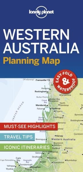 Cover for Lonely Planet · Lonely Planet Western Australia Planning Map - Map (Map) (2019)