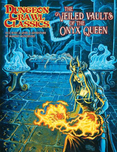 Cover for Marzio Muscedere · Dungeon Crawl Classics #101: The Veiled Vaults of the Onyx Q - DCC DUNGEON CRAWL CLASSICS (Paperback Book) (2024)