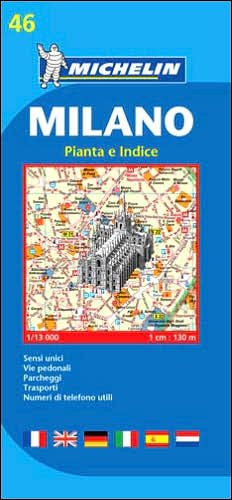 Milano, Michelin 46 1:13 000 - Michelin - Books - Michelin - 9782067117136 - October 31, 2014