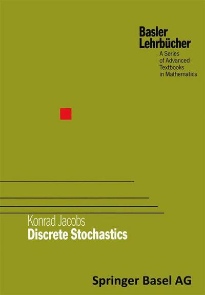 Cover for Konrad Jacobs · Discrete Stochastics (Paperback Book) [Softcover reprint of the original 1st ed. 1992 edition] (2012)