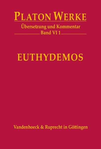 Cover for Platon · Euthydemos (Book) (2017)