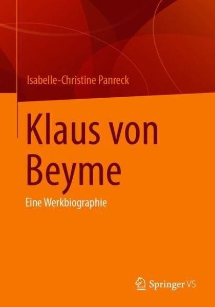 Cover for Panreck · Klaus von Beyme (Buch) (2021)