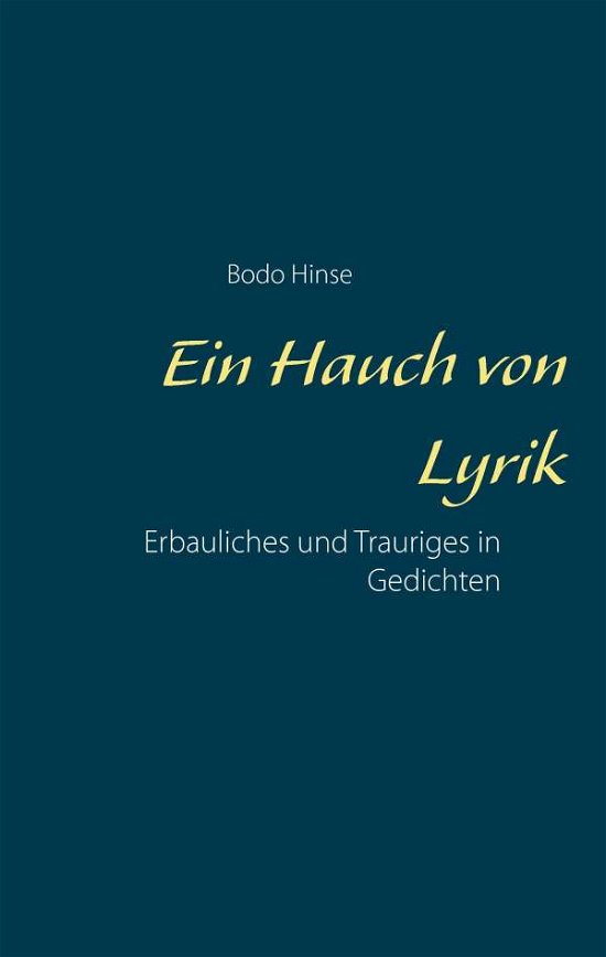 Cover for Hinse · Ein Hauch von Lyrik (Book)